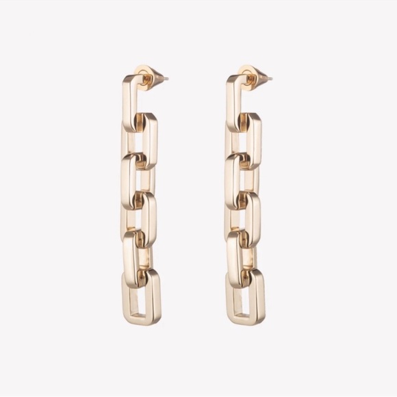 Eddie Borgo supra link drop earrings NEW - Picture 2 of 2